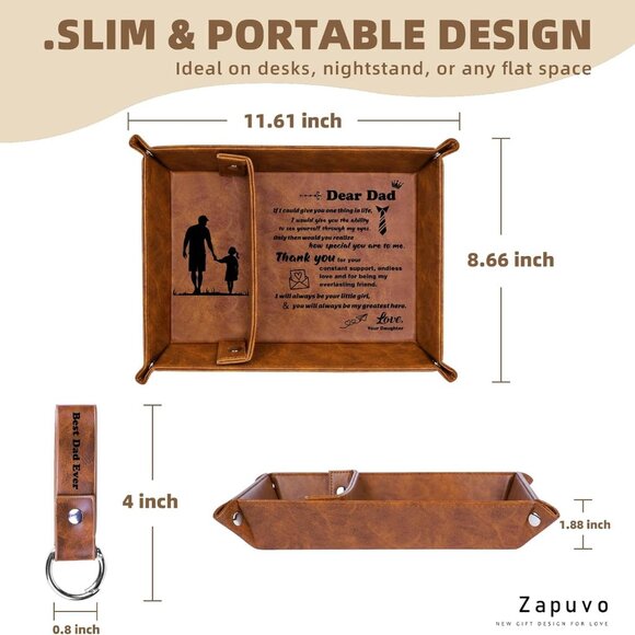 Other - NWT Dear Dad from your Son Valet w/Keychain